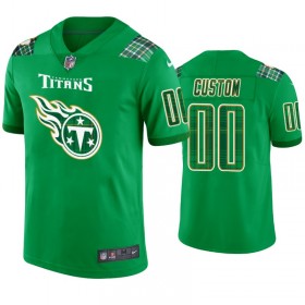 Miesten Tennessee Titans NFL Pelipaita Custom Kelly vihreä St. Patricks Day